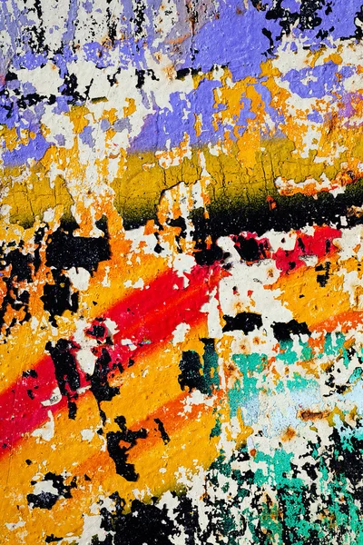 Абстракция Демагогической Стены Множеством Цветов Обратите Внимание Небольшую Глубину Резкости — стоковое фото
