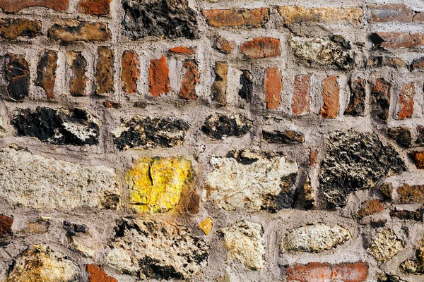 Beschadigde Oude Muur Met Verf Ondiepe Scherptediepte — Stockfoto