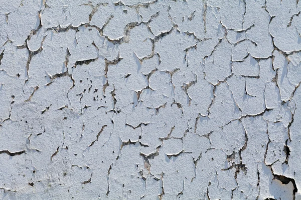 Astratto Vecchio Muro Con Facciata Incrinata Sfondo Bianco — Foto Stock