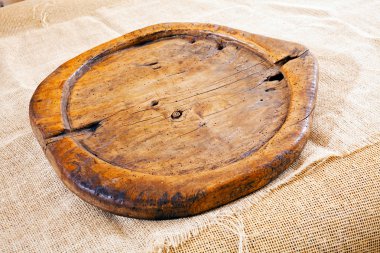 çok eski ahşap kesme tahtası