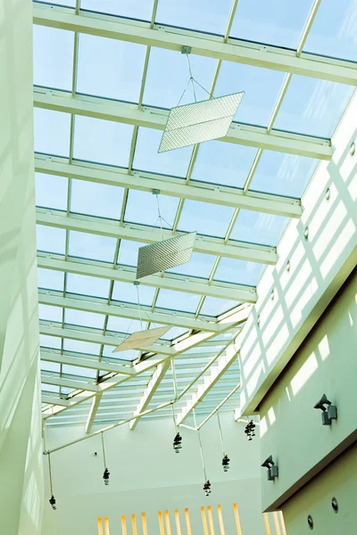 Окно Skylight Торговом Центре Абстрактный Архитектурный Фон — стоковое фото