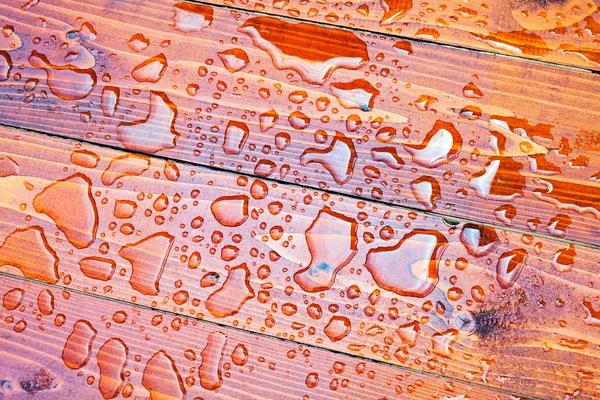 Abstract Raindrops Pattern Wooden Floor — Stock Photo, Image