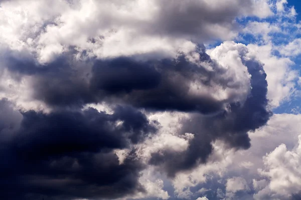 Fondo Nubes Tormenta Antes Una Tormenta Truenos — Foto de Stock