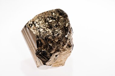Beyaz arkaplandaki sülfür grubunun mineralleri.