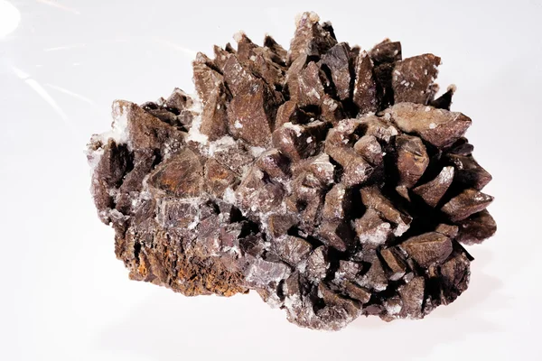 Siderite Sullo Sfondo Bianco — Foto Stock