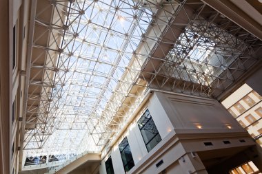 Alışverişte alışılmadık bir tavan, alan derinliğine dikkat edin.