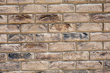 Parlak tuğla duvara odaklan