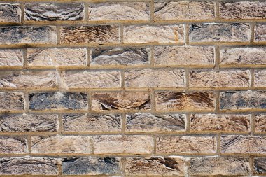 Parlak tuğla duvara odaklan