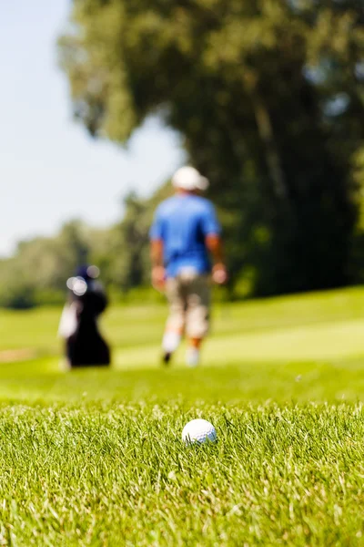 Golf Sahası not alan sığ derinliği oyuncular ile