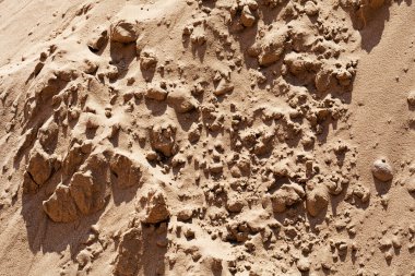 İnşaatta çakıllı daha küçük kum