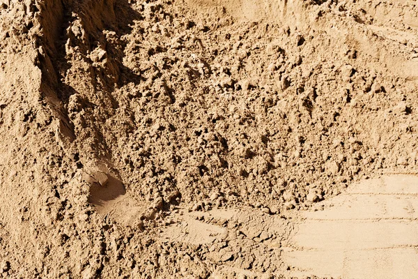 Areia Menor Construção Com Cascalho — Fotografia de Stock