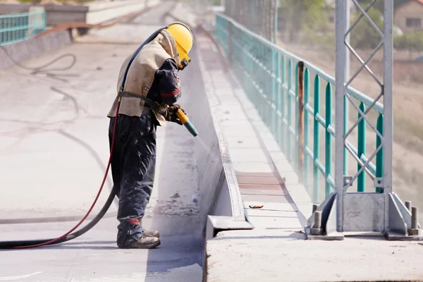 Granallado en la construcción — Foto de Stock