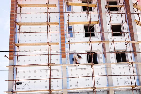 重建该建筑物 — 图库照片