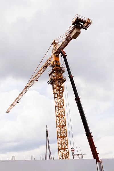 Grue Avec Cabine Plate Forme — Photo