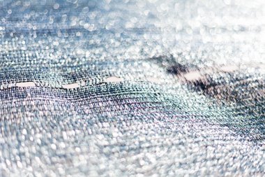 İnşaat alanı için siyah plastik güvenlik ağı, alan derinliğine dikkat edin