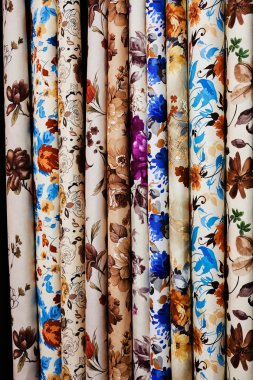 textil ve mobilya için kumaş örnekleri