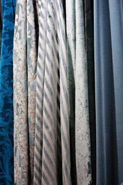 textil ve mobilya için kumaş örnekleri