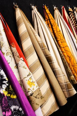 mutfak için kumaş örnekleri