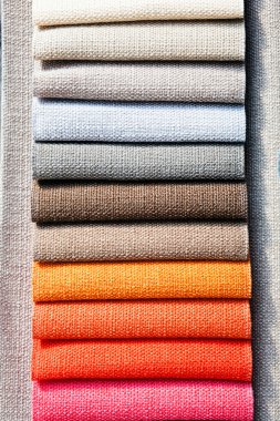 textil için kumaş örnekleri