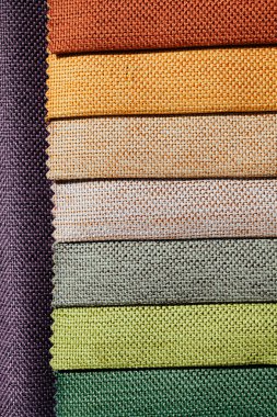 textil için kumaş örnekleri