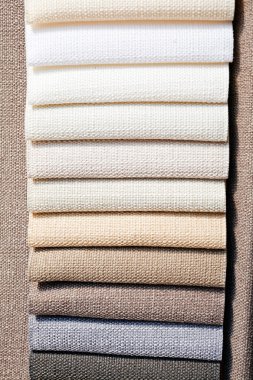 textil için kumaş örnekleri