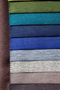 textil için kumaş örnekleri