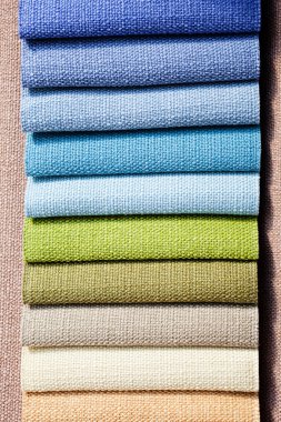 textil için kumaş örnekleri