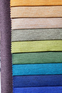 textil için kumaş örnekleri