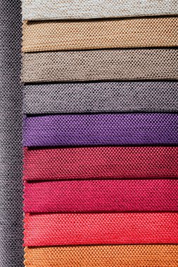 textil için kumaş örnekleri