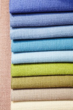 textil için kumaş örnekleri