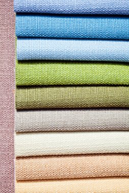 textil için kumaş örnekleri