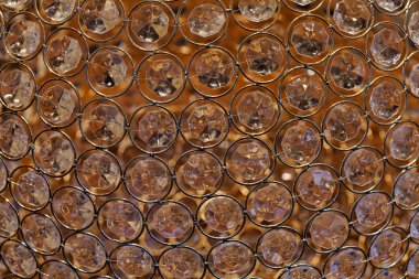 arka cam dekorasyon, not alan sığ derinliği