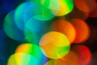 Bulanık arkaplan için daha fazla rengin soyut parlaklığı