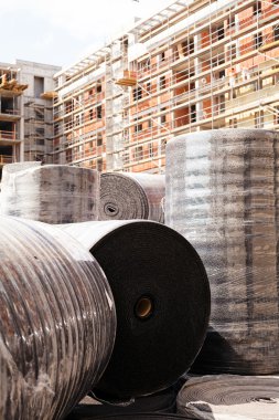 Yapıdaki izolasyon montaj için hazır, alan derinliğine dikkat edin