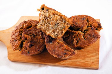 tohumları ile sağlıklı Mısır ekmeği