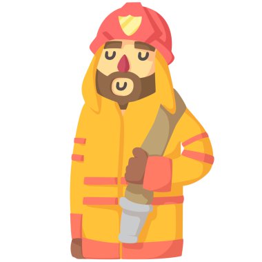 İtfaiyeci | Karikatür tarzı