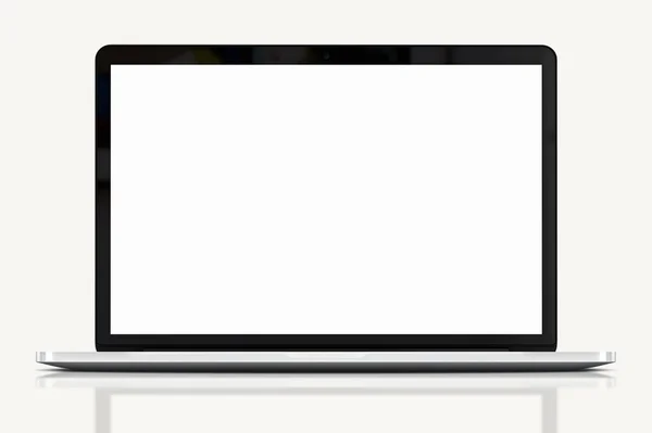 Mock-up per laptop in bianco _ 06 — Foto Stock