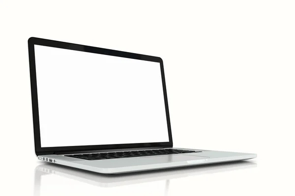 Laptop Mock-up in white_05 — Stock Photo, Image