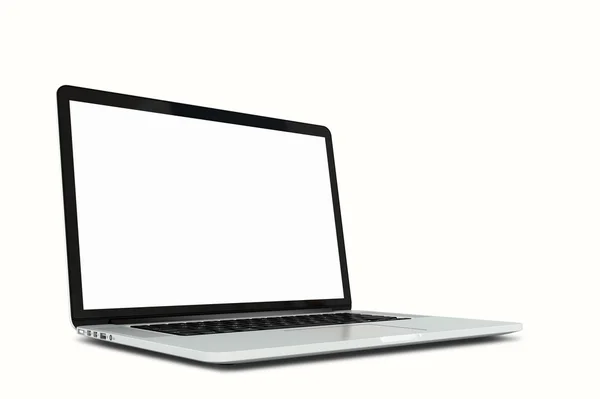 Laptop Mock-up in white _ 03 — стоковое фото