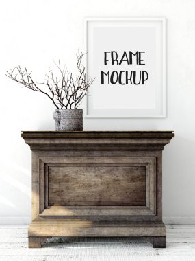 Çerçeve mockup, Poster mock-up, ürün örnekler, tuval Mockup, sunu sanat eseri, İskandinav tarzı