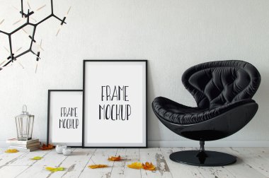Çerçeve mockup, Poster mock-up, ürün örnekler, tuval Mockup, sunu sanat eseri, İskandinav tarzı