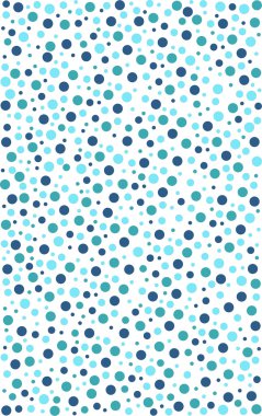 Mavi ve yeşil çeşitli renklerde daire seamless modeli