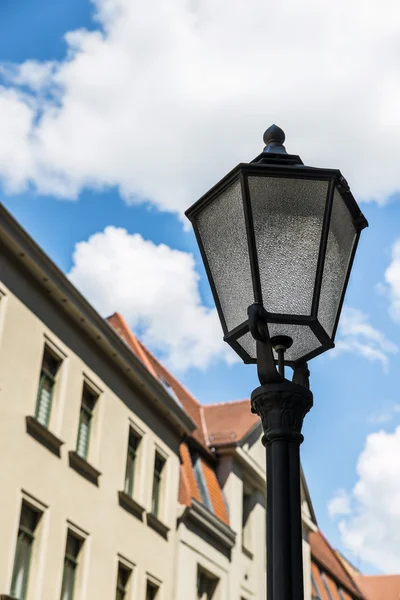 Street lamp in the old town — Stock Photo, Image