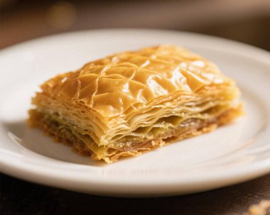 Baklava Pistachio Tatlısı Yakın Doğulu Tatlı Yemek