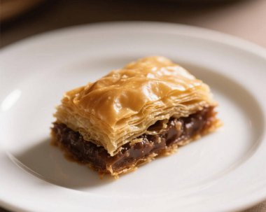 Baklava Pistachio Tatlısı Yakın Doğulu Tatlı Yemek