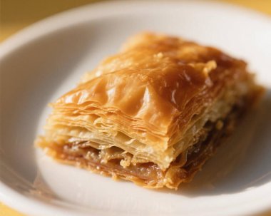 Baklava Pistachio Tatlısı Yakın Doğulu Tatlı Yemek