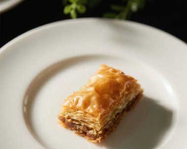 Baklava Pistachio Tatlısı Yakın Doğulu Tatlı Yemek