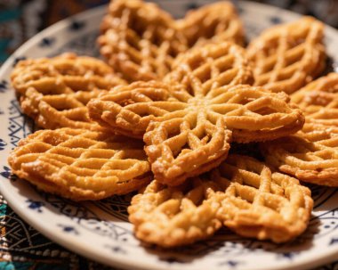 Chebakia Fas Susam Bal Pastası Geleneksel Ramazan Tatlısı Fotoğrafçılık