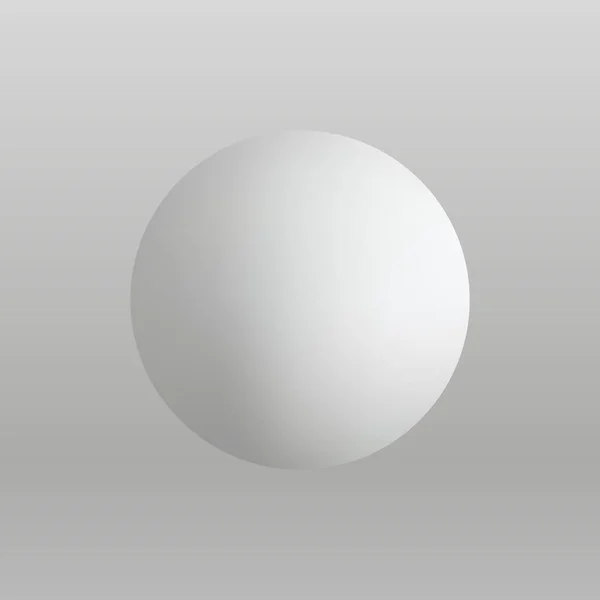 Sphère Balle Brillante Réaliste Vecteur — Image vectorielle