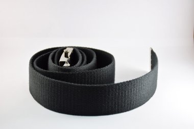 Erkekler siyah kemer rulo.